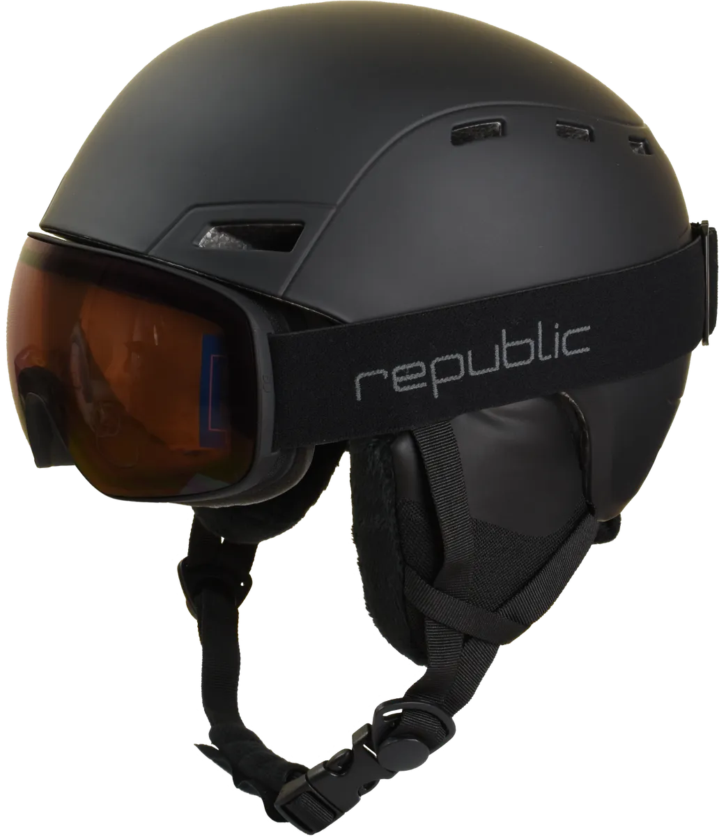 Set Helmet + Goggles