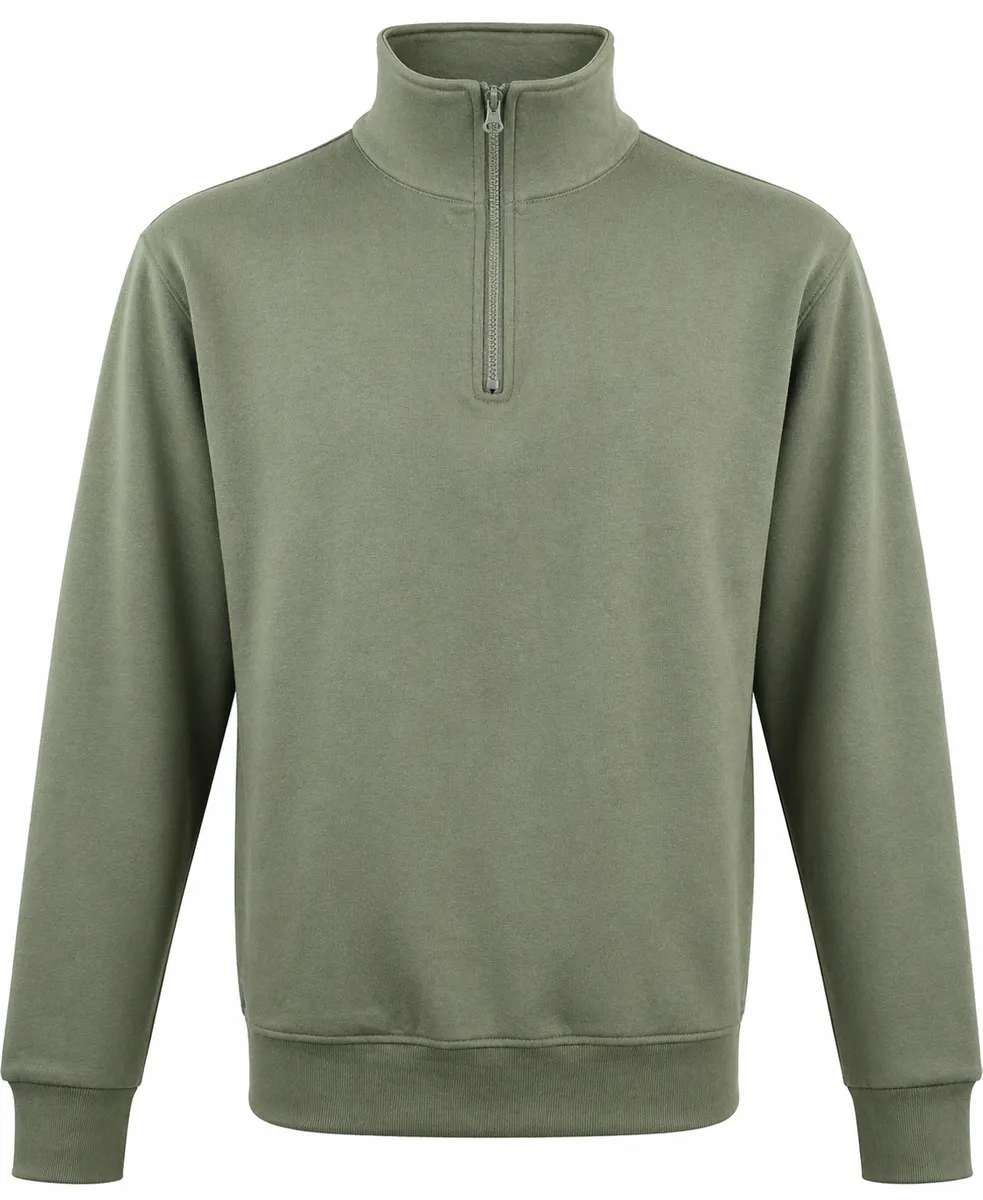Tröja m ½ zip