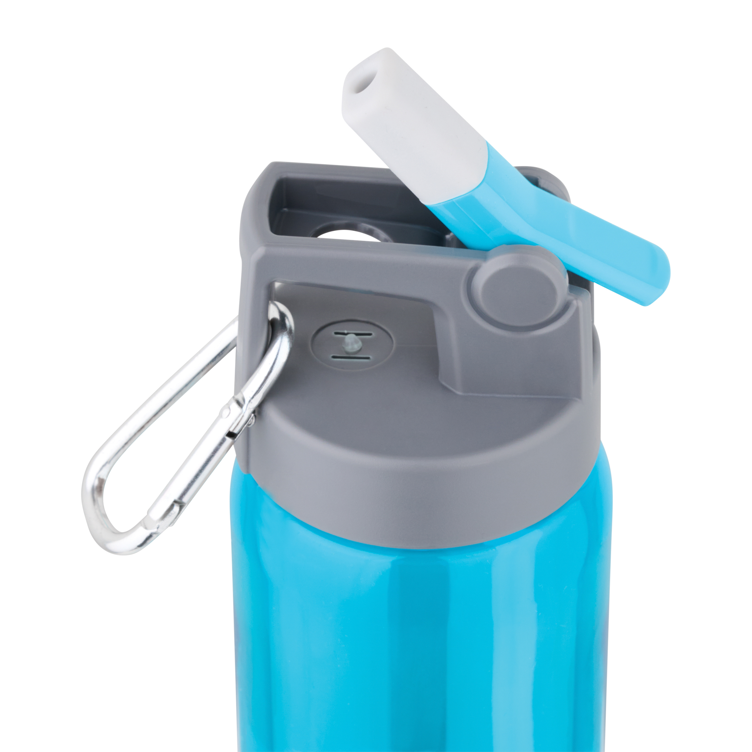 VILDMARK Step Vattenflaska 0.8L Cyan – detaljbild